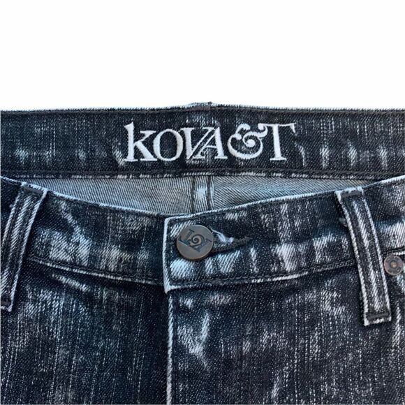 NWOT Kova & T Acid washed Sandy jeans - Picture 2 of 10